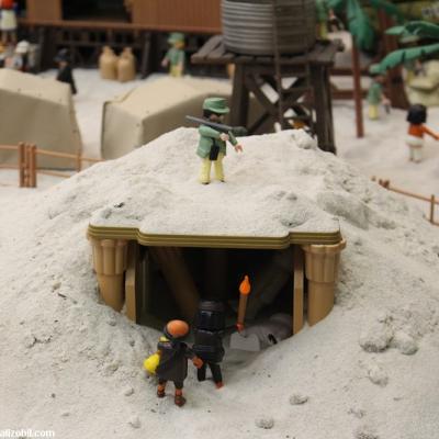 Indiana Jones en Playmobil un diorama réalisé par Dominique Béthune