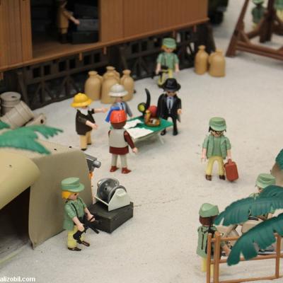 Indiana Jones en Playmobil un diorama réalisé par Dominique Béthune