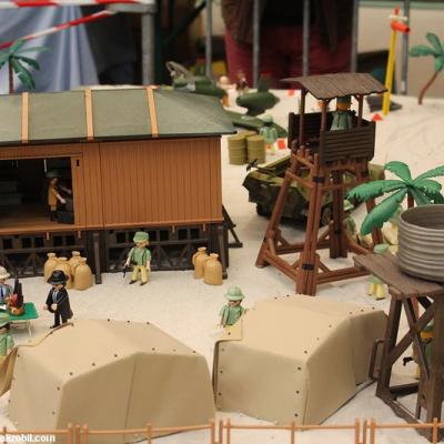 Indiana Jones en Playmobil un diorama réalisé par Dominique Béthune