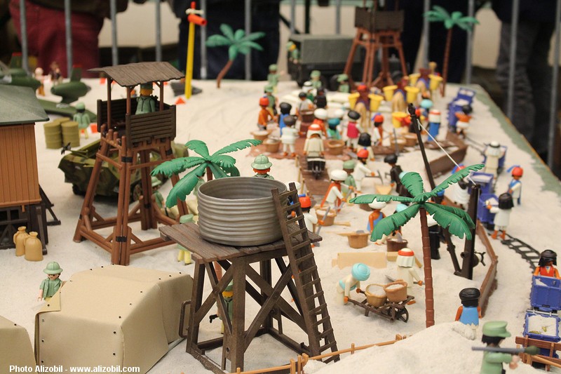 Indiana Jones en Playmobil un diorama réalisé par Dominique Béthune