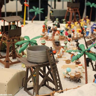 Indiana Jones en Playmobil un diorama réalisé par Dominique Béthune