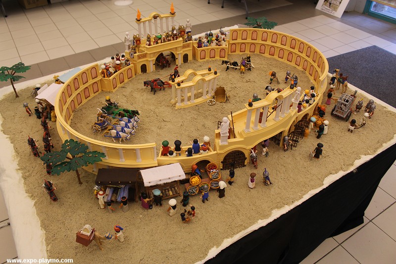 Benhur en playmobil réalisé par Dominique Béthune