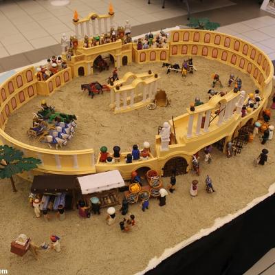 Benhur en playmobil réalisé par Dominique Béthune