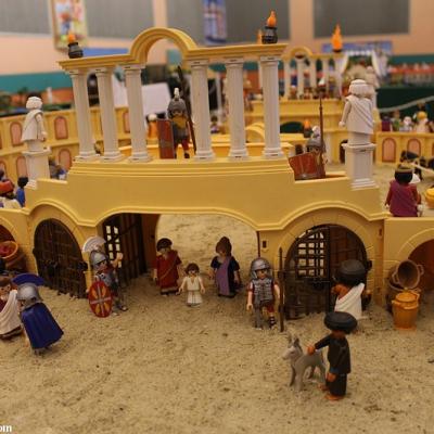 Benhur en playmobil réalisé par Dominique Béthune