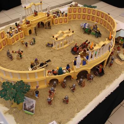 Benhur en playmobil réalisé par Dominique Béthune