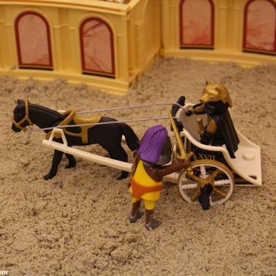 Benhur en playmobil réalisé par Dominique Béthune