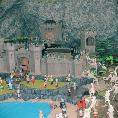 L'invasion diorama d'inspiration Heroïc Fantasy en Playmobil