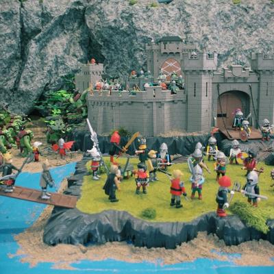 L'invasion diorama d'inspiration Heroïc Fantasy en Playmobil