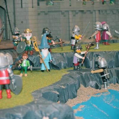 L'invasion diorama d'inspiration Heroïc Fantasy en Playmobil