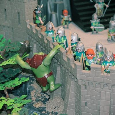 L'invasion diorama d'inspiration Heroïc Fantasy en Playmobil