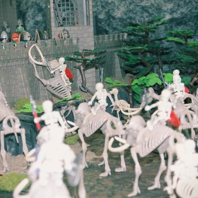 L'invasion diorama d'inspiration Heroïc Fantasy en Playmobil