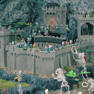 L'invasion diorama d'inspiration Heroïc Fantasy en Playmobil