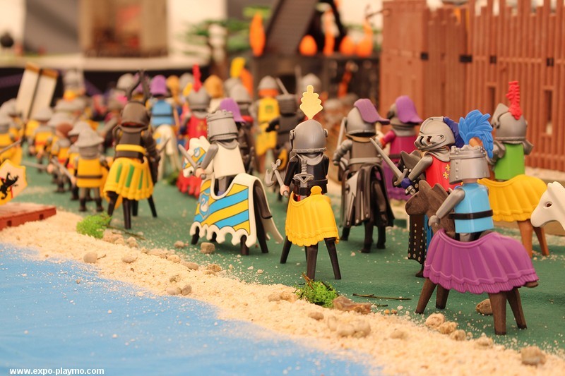 Bataille de Formigny réalisée en Playmobil 