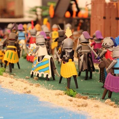 Bataille de Formigny réalisée en Playmobil 