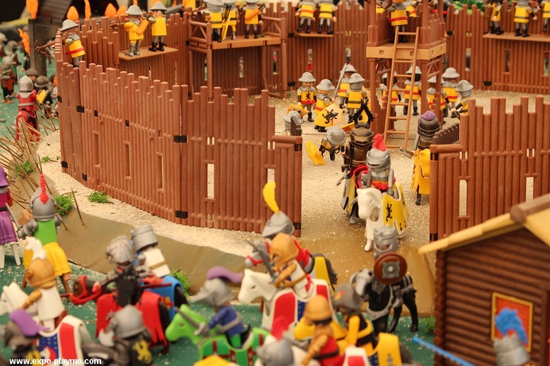 Bataille de Formigny réalisée en Playmobil 