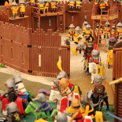 Bataille de Formigny réalisée en Playmobil 