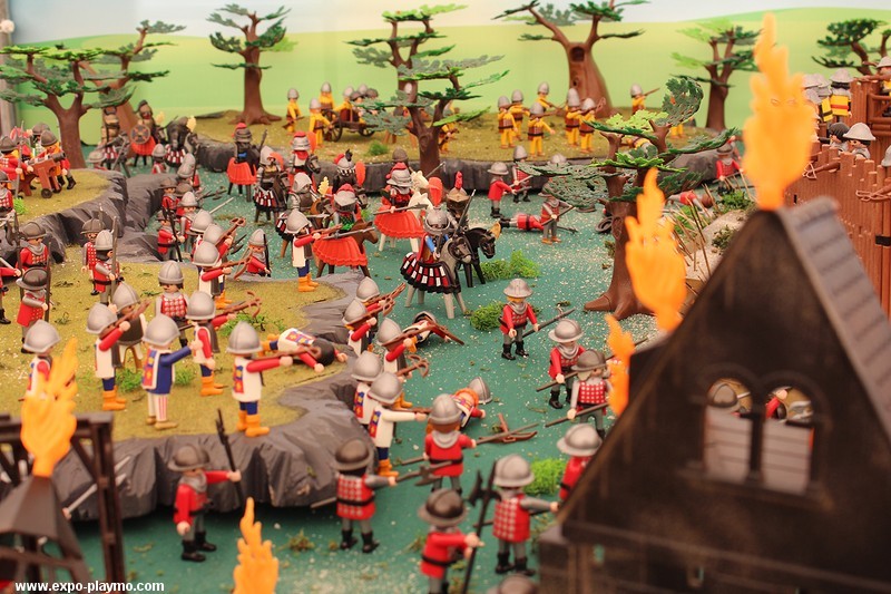 La bataille de formigny en playmobil par dominique bethune