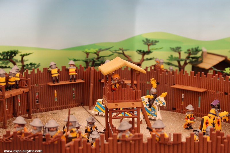 Bataille de Formigny réalisée en Playmobil 