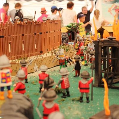 Bataille de Formigny réalisée en Playmobil 