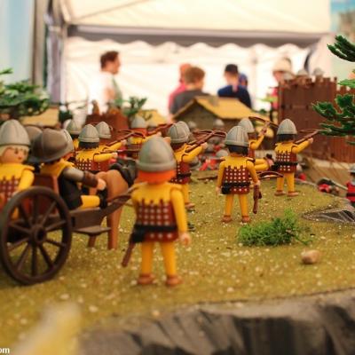 Bataille de Formigny réalisée en Playmobil 