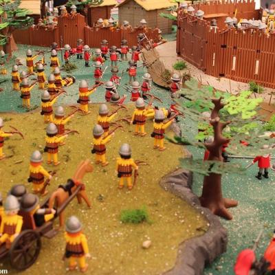 Bataille de Formigny réalisée en Playmobil 