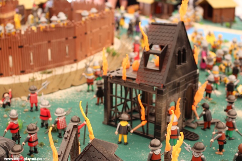 Bataille de Formigny réalisée en Playmobil 