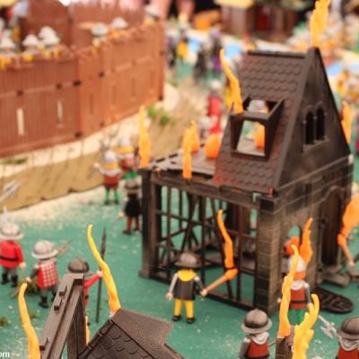 Bataille de Formigny réalisée en Playmobil 