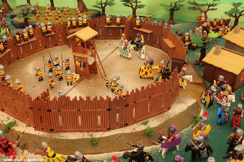 Bataille de Formigny réalisée en Playmobil 