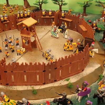 Bataille de Formigny réalisée en Playmobil 