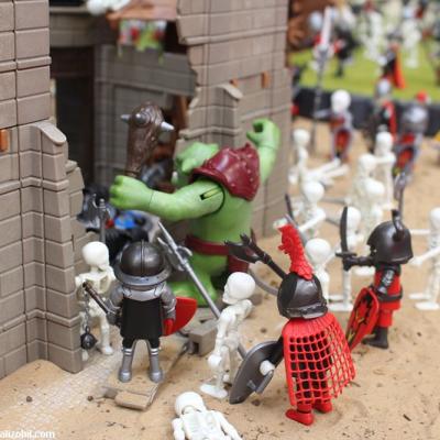 heroic fantasy playmobil - Merlin et l'armée des ténèbres - Dominique Béthune