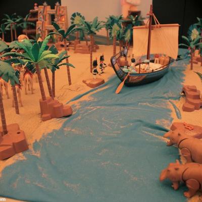La campagne d'Egypte de Napoléon réalisé en Playmobil