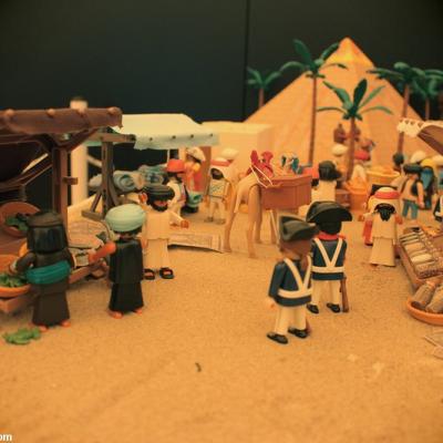 La campagne d'Egypte de Napoléon réalisé en Playmobil