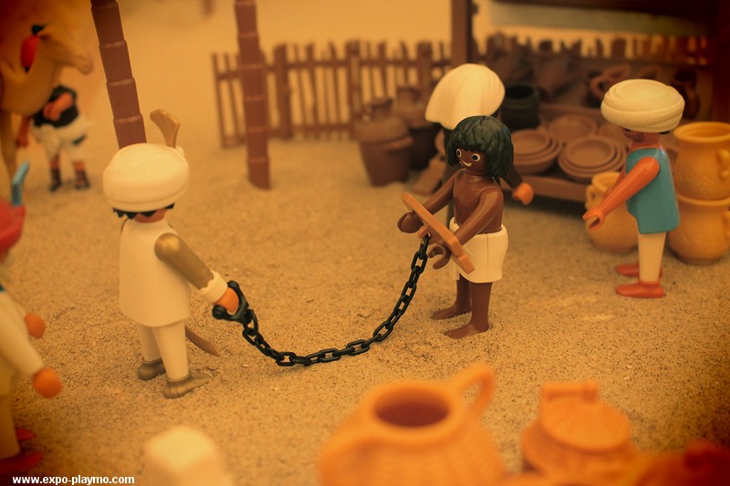 La campagne d'Egypte de Napoléon réalisé en Playmobil