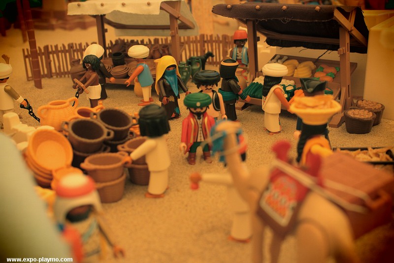 La campagne d'Egypte de Napoléon réalisé en Playmobil