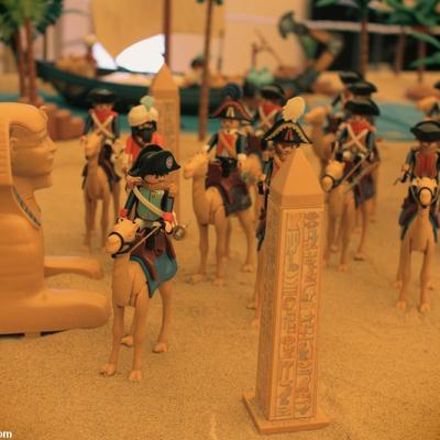 La campagne d'Egypte de Napoléon réalisé en Playmobil