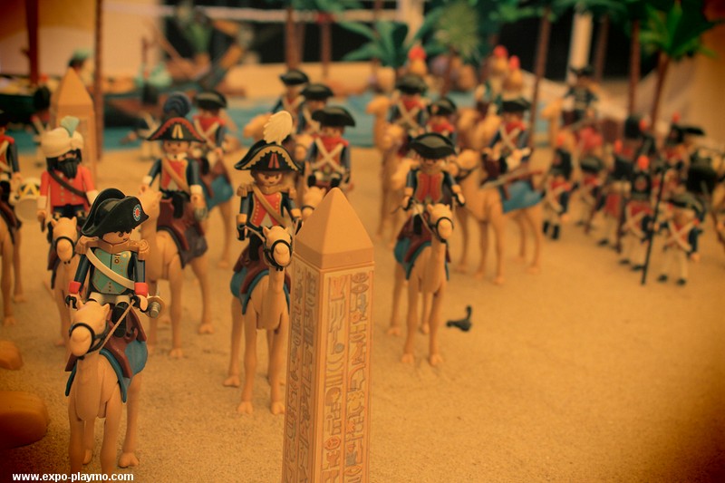 La campagne d'Egypte de Napoléon réalisé en Playmobil