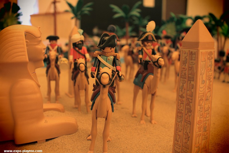 La campagne d'Egypte de Napoléon réalisé en Playmobil