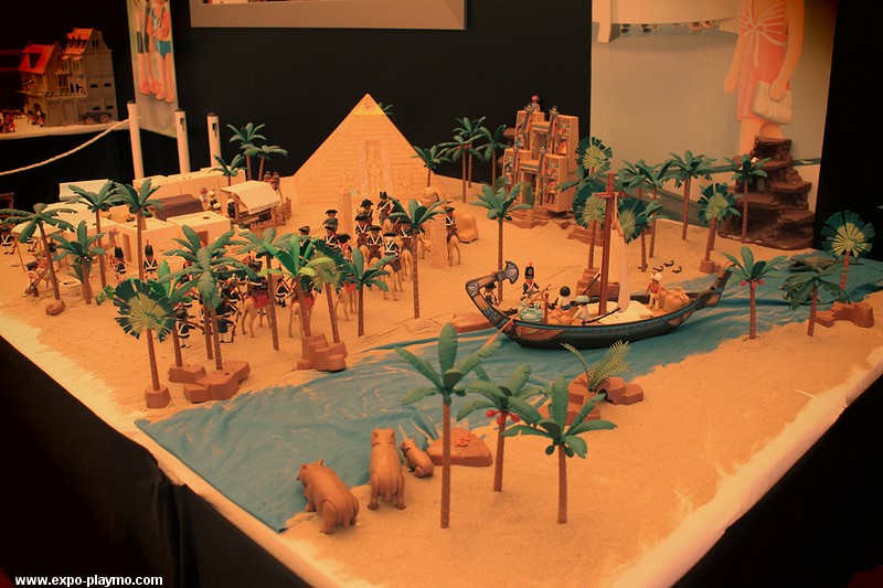 La campagne d'Egypte de Napoléon réalisé en Playmobil