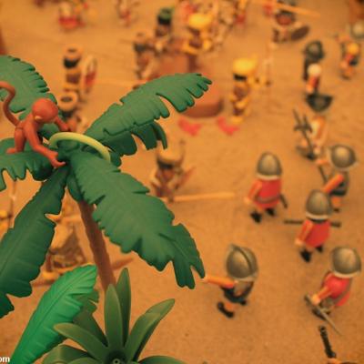 La découverte de l'Amérique par Christophe Colomb réalisée en Playmobil