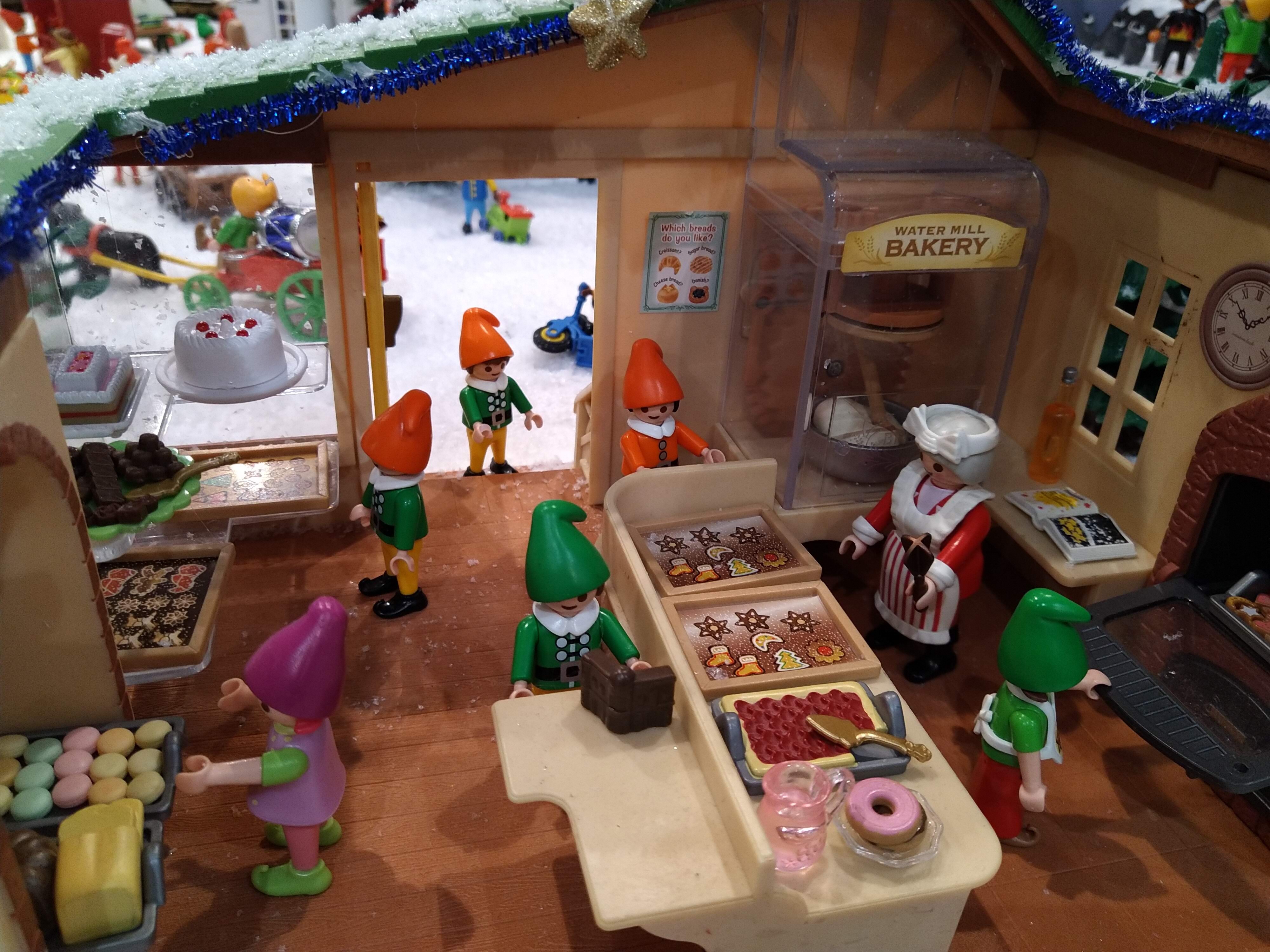 L'atelier des lutins en playmobil