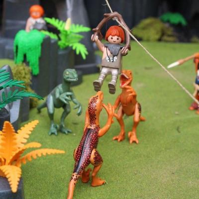 Diorama Les Jeux Préhistoriques en Playmobil