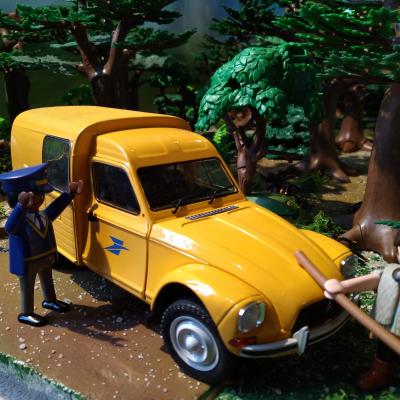 Les visiteurs en playmobil