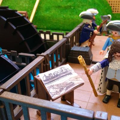 La Machine de Marly imaginée par le roi Louis XIV en Playmobil