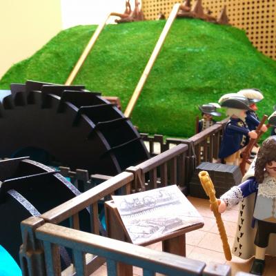 La Machine de Marly imaginée par le roi Louis XIV en Playmobil