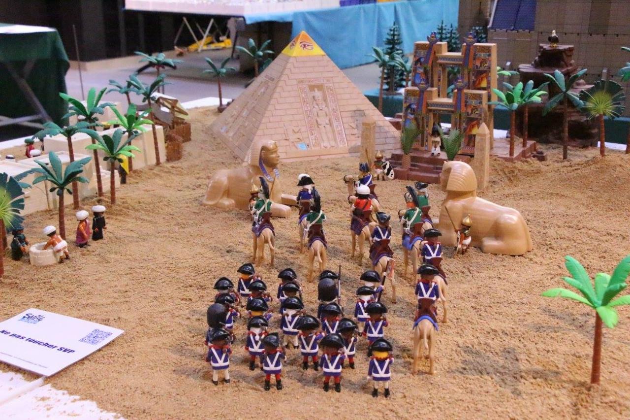 Diorama Playmobil - Campagne d'Egypte de Napoléon