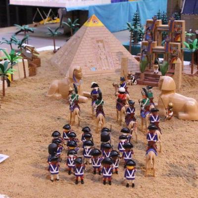 Diorama Playmobil - Campagne d'Egypte de Napoléon