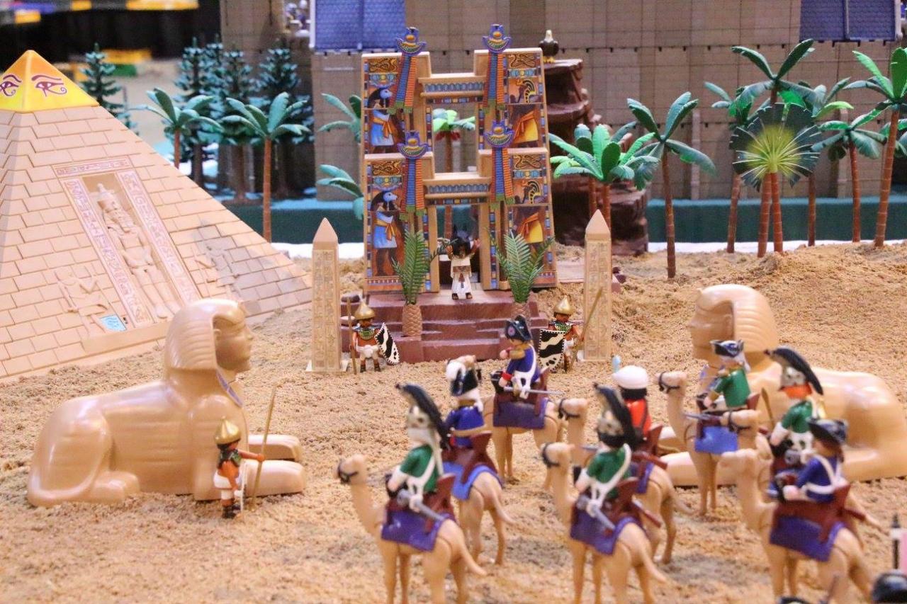 Diorama Playmobil - Campagne d'Egypte de Napoléon