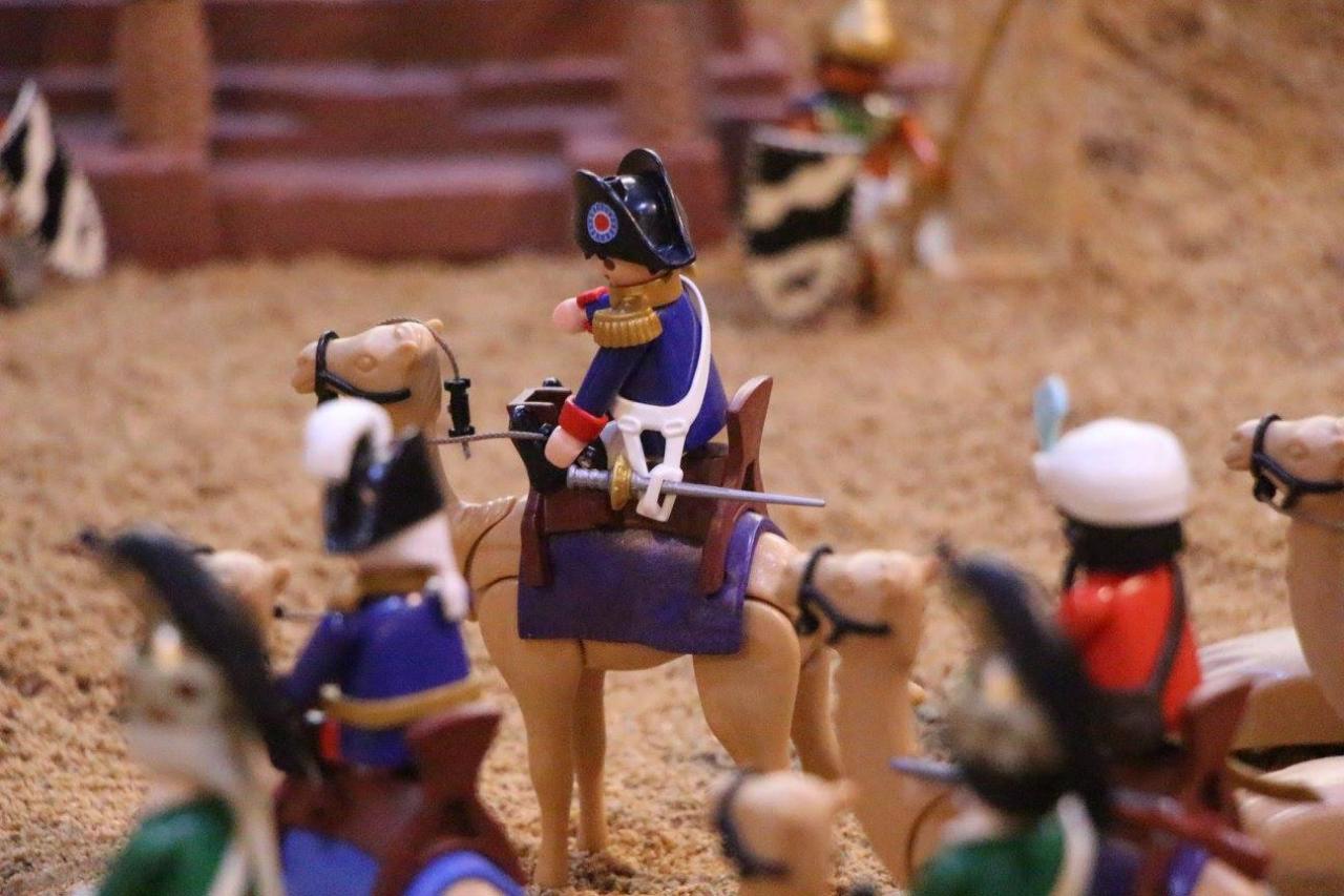 Diorama Playmobil - Campagne d'Egypte de Napoléon