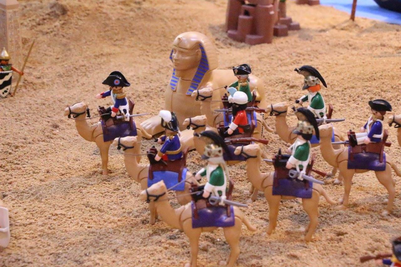 Diorama Playmobil - Campagne d'Egypte de Napoléon