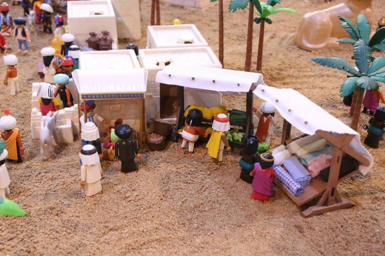 Diorama Playmobil - Campagne d'Egypte de Napoléon